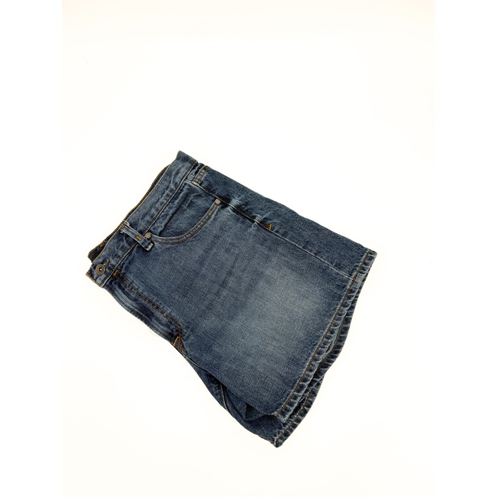 Calvin Klein Jeans Shorts Women 12 Blue Weekend Short Denim Mid Rise 100% Cotton